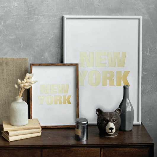 INDIVIDUELLE NAME | NEW YORK GOLD FOLIENDRUCKE