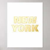 INDIVIDUELLE NAME | NEW YORK GOLD FOLIENDRUCKE (Vorderseite)