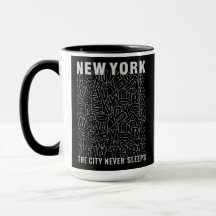 Individuelle Name New Yorker Typografie-Tasse