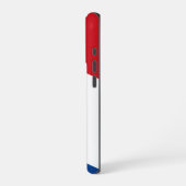 Individuelle Name Niederländische Flagge iPhone 16 iPhone Hülle (Linke Seite)