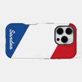 Individuelle Name Niederländische Flagge iPhone 16 iPhone Hülle (Rückseite (Horizontal))