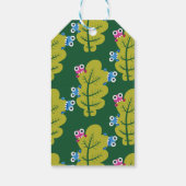 Individuelle Name Niedlich Bugs essen grünes Leaf Geschenkanhänger (Rückseite)