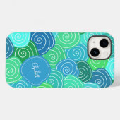 Individuelle Name Niedlich Coole, einzigartige bla Case-Mate iPhone Hülle (Rückseite (Horizontal))