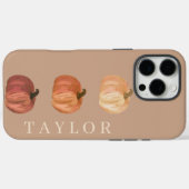 Individuelle Name Niedlich Fall Pumpkin Minimal Case-Mate iPhone Hülle (Rückseite (Horizontal))