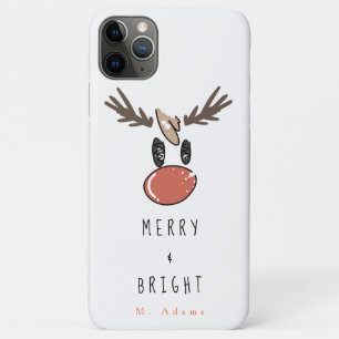 Individuelle Name Niedlich Funny Reindeer Case-Mate iPhone Hülle