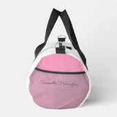 Individuelle Name Niedlich Katzengesicht Duffle Bag (Rechts)