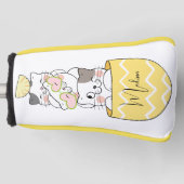 Individuelle Name Niedlich Kittens Golf Headcover (Vorderseite)