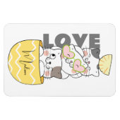 Individuelle Name Niedlich Kittens Magnet (Horizontal)