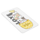 Individuelle Name Niedlich Kittens Magnet (Rechte Seite)
