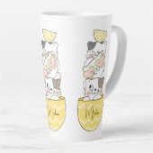 Individuelle Name Niedlich Kittens Milchtasse (Rechte Ecke)