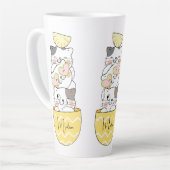 Individuelle Name Niedlich Kittens Milchtasse (Linke Ecke)