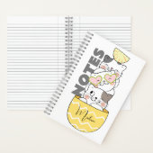 Individuelle Name Niedlich Kittens Notizblock (Innen)