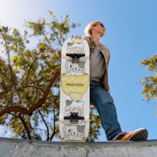Individuelle Name Niedlich Kittens Skateboard