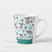 Individuelle Name Niedlich Koalas Muster Milchtasse (Rechts)