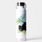 Individuelle Name Niedlich Panda Trinkflasche (Vorne)