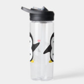 Individuelle Name Niedlich Pinguin Trinkflasche (Rechts)