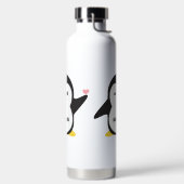 Individuelle Name Niedlich Pinguin Trinkflasche (links)