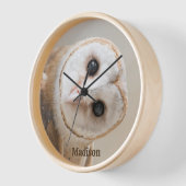 Individuelle Name Niedlich Stallhuhn Uhr (Winkel)