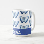 Individuelle Name Niedlich Trendy Beautiful Butter Kaffeetasse (VorderseiteRechts)