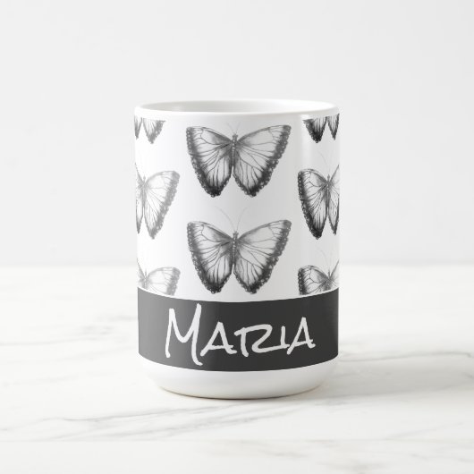 Individuelle Name Niedlich Trendy Beautiful Butter Kaffeetasse (Mittel)