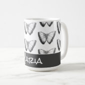 Individuelle Name Niedlich Trendy Beautiful Butter Kaffeetasse (VorderseiteRechts)