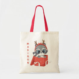 Individuelle Name Niedlich Weihnachtsfeiertag Tragetasche