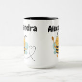 Individuelle Name niedliche Hummel Tasse (Zentrum)