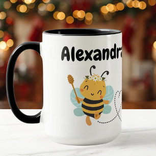 Individuelle Name niedliche Hummel Tasse