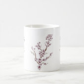Individuelle Name Niedliche Natur Kirschblossom Ro Kaffeetasse (Mittel)