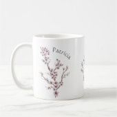 Individuelle Name Niedliche Natur Kirschblossom Ro Kaffeetasse (Links)