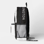 Individuelle Name niedliche Pinguine Bedruckter Rucksack (Rechts)