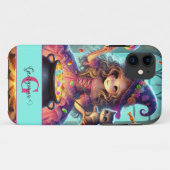Individuelle Name Niedliche Whimsical HexenHallowe Case-Mate iPhone Hülle (Rückseite (Horizontal))
