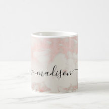 Individuelle Name Niedlicher Glitzer Tropfen Rosa