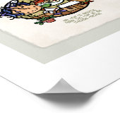 Individuelle Name! Niedlicher italienischer Cook S Poster (Ecke)