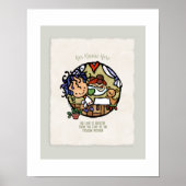 Individuelle Name! Niedlicher italienischer Cook S Poster (Vorne)