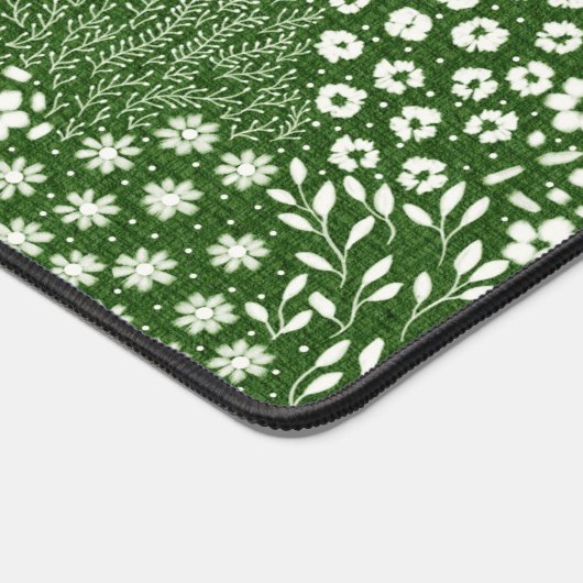 Individuelle Name Niedliches Handgewerbe für grüne Schreibtischunterlage (Ecke)