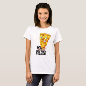 Individuelle Name No Meat Pizza T - Shirt (Vorne ganz)