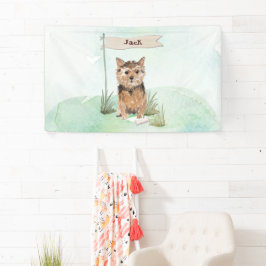 Individuelle Name Norfolk Terrier Pet Dog Banner