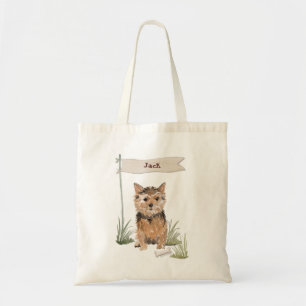 Individuelle Name Norfolk Terrier Pet Dog Tragetasche