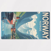 Individuelle Name Norwegen Etiketten (Design 1)