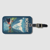 Individuelle Name Norwegen Gepäckanhänger (Vorderseite (Horizontal))