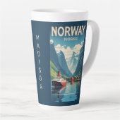 Individuelle Name Norwegen Milchtasse (Rechte Ecke)