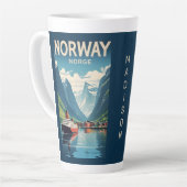 Individuelle Name Norwegen Milchtasse (Linke Ecke)