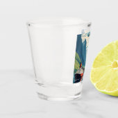 Individuelle Name Norwegen Schnapsglas (Links)