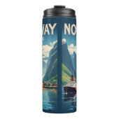 Individuelle Name Norwegen Thermosbecher (Vorderseite)