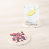 Individuelle Name Norwegischer Troll Getränkeuntersetzer (Seite)