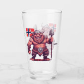 Individuelle Name Norwegischer Troll Glas (Vorderseite)