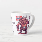 Individuelle Name Norwegischer Troll Milchtasse (Rechte Ecke)