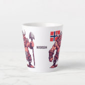 Individuelle Name Norwegischer Troll Milchtasse (Vorderseite)
