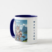 Individuelle Name Norwegischer Troll Tasse (Vorderseite Links)